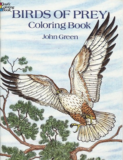 Birds of Prey Coloring Book 1989