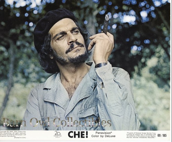 Omar Sharif as Che! Guevara 60's Lobby Card