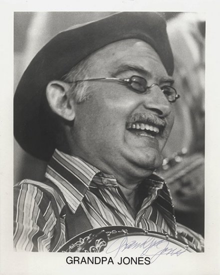Grandpa Jones Autographed Photo Country Singer (Louis Marshall)