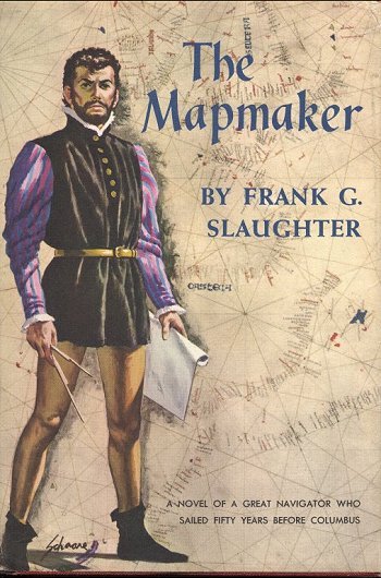 Frank Slaughter signed book The Mapmaker 1957