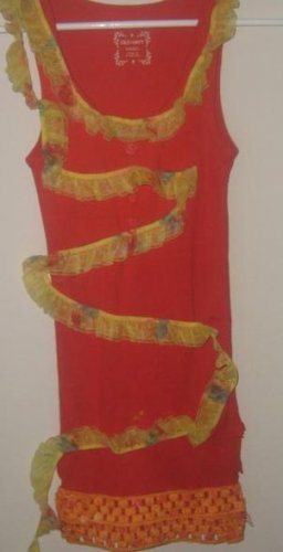 Red & Yellow Laced Tank