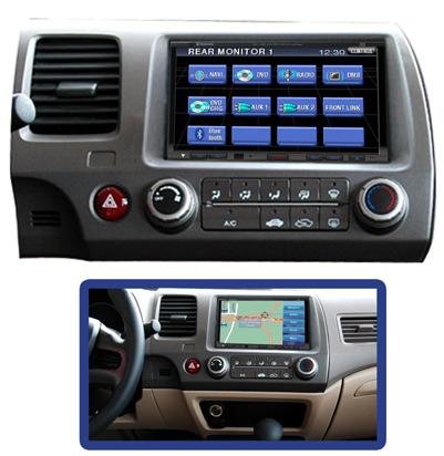 Honda Civic In-Dash DVD Player with GPS Navigation System
