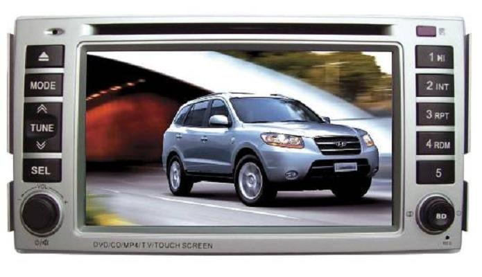 Hyundai Santa Fe In-Dash DVD Player with GPS Navigation