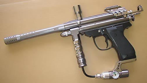 Electronic Paintball Gun with Gauge .68 Caliber
