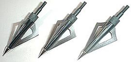 3 Pcs 3 Blades Broadhead Crossbow Arrows Tips