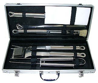 12 Pcs Stainless Steel BBQ Set