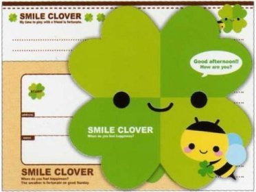 Q-Lia Smile Clover Letter Set