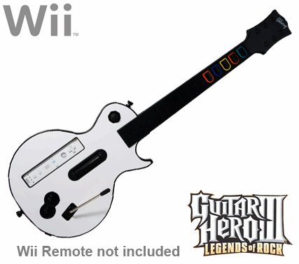 Les Paul Wireless Guitar Hero Controller (Wii)