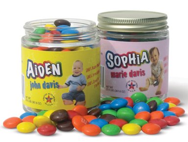 24 Personalized 1st Birhday Keepsake Favors