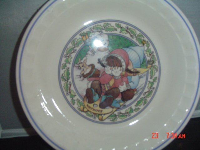 Country Kids Collectors Recipe Plate