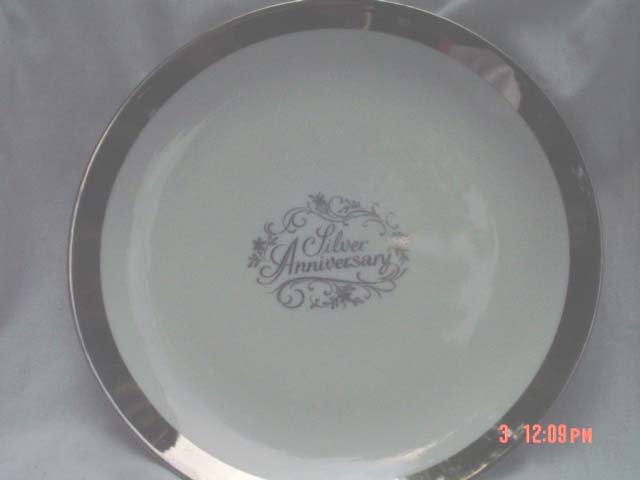 Schumann/Bavaria Silver Anniversary Plate