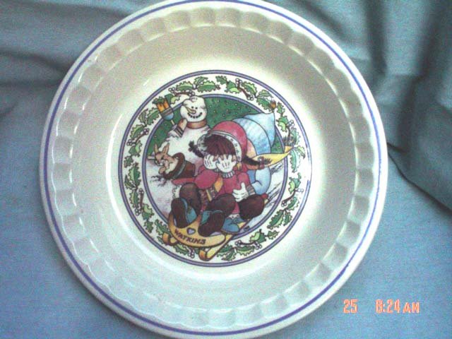 Country Kids Collectors Recipe Pie Plate