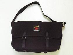 Canvas Messenger Bag 3601U - Medium Black