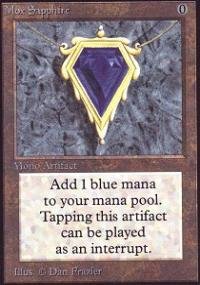 MTG Mox Sapphire Collectors Edition