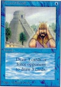 MTG Ancestral Recall Collectors Edition