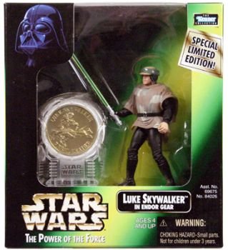 POTF2 Millennium Minted Coin Luke in Endor Gear