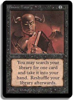 MTG Beta Demonic Tutor