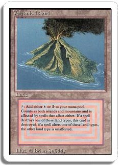 MTG Revised Volcanic Island