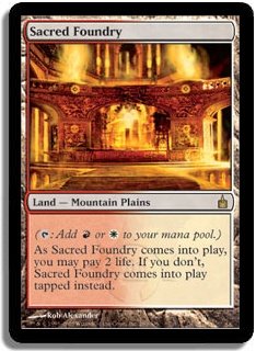 MTG Ravnica Sacred Foundry