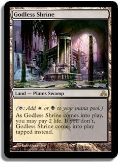 MTG Guildpact Godless Shrine