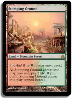 MTG Dissension Stomping Ground