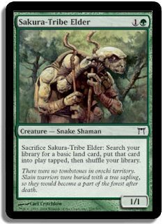 MTG Champions Sakura Tribe Elder FOIL