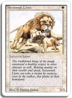 MTG Revised Savannah Lions