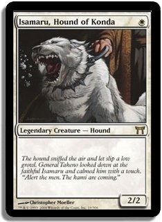 MTG Champions Isamaru, Hound of Kinda