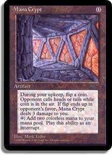 MTG DCI Mana Crypt