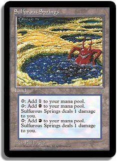 MTG Ice Age Sulfurous Springs