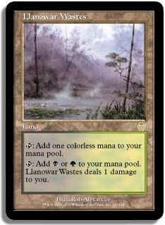 MTG Apocalypse Llanowar Wastes