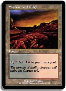 MTG Odyssey Shadowblood Ridge FOIL