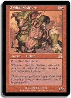 MTG Onslaught Goblin Piledriver