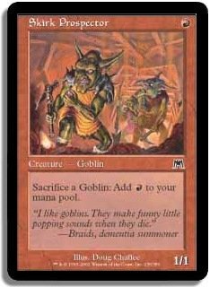 MTG Onslaught Skirk Prospector FOIL