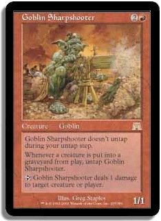 MTG Onslaught Goblin Sharpshooter FOIL