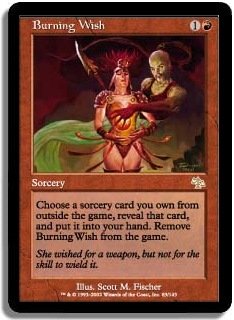 MTG Judgement Burning Wish FOIL