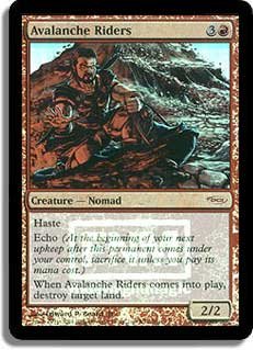 MTG DCI Avalanche Riders FNM FOIL