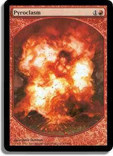 MTG DCI Pyroclasm Textless