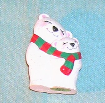 1994 Hallmark Merry Miniature Polar Bear Pair