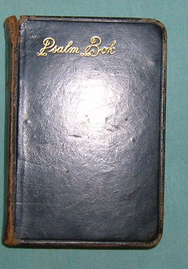 Antique 1884 Swedish Language Holy Book Psalm Bok