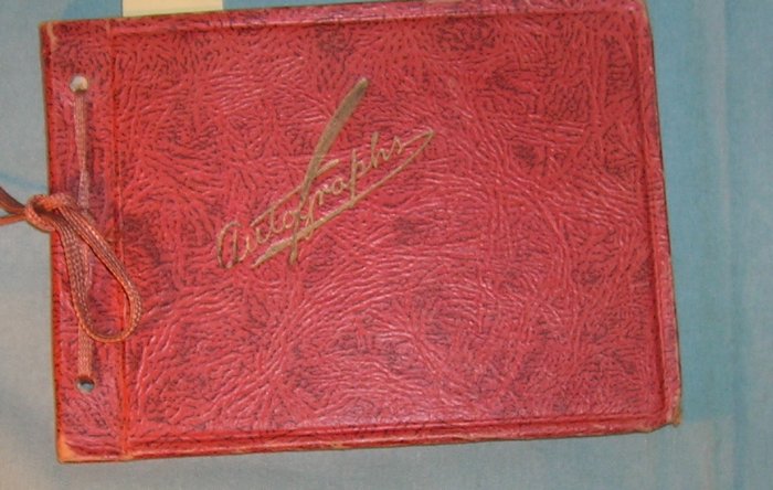 Vintage 1930s Autograph Book