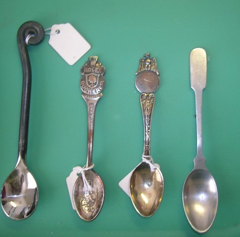 Lot of 4 Different Collectible Spoons