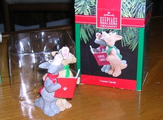 1990 Coyote Carols Hallmark Ornament