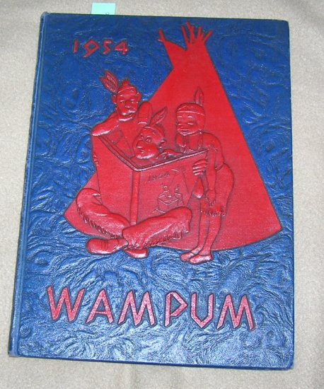 Vintage Wampum Binghamton North High School Yearbook 1954