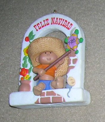 1985 Windows of the World #1 Feliz Navidad Hallmark Ornament