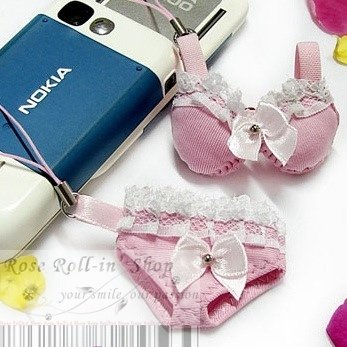 Bikini Cell Phone Strap - Pink 7770201001
