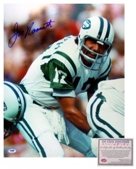 Joe Namath Autographed Photo - 16x20