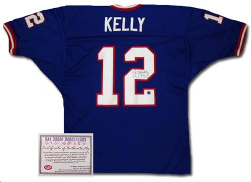 Jim Kelly Autographed Jersey - Authentic