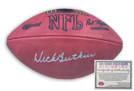 Dick Butkus Autographed Football