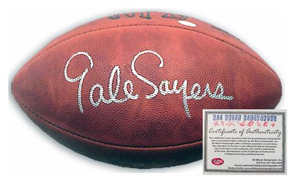 Gale Sayers Autographed Football